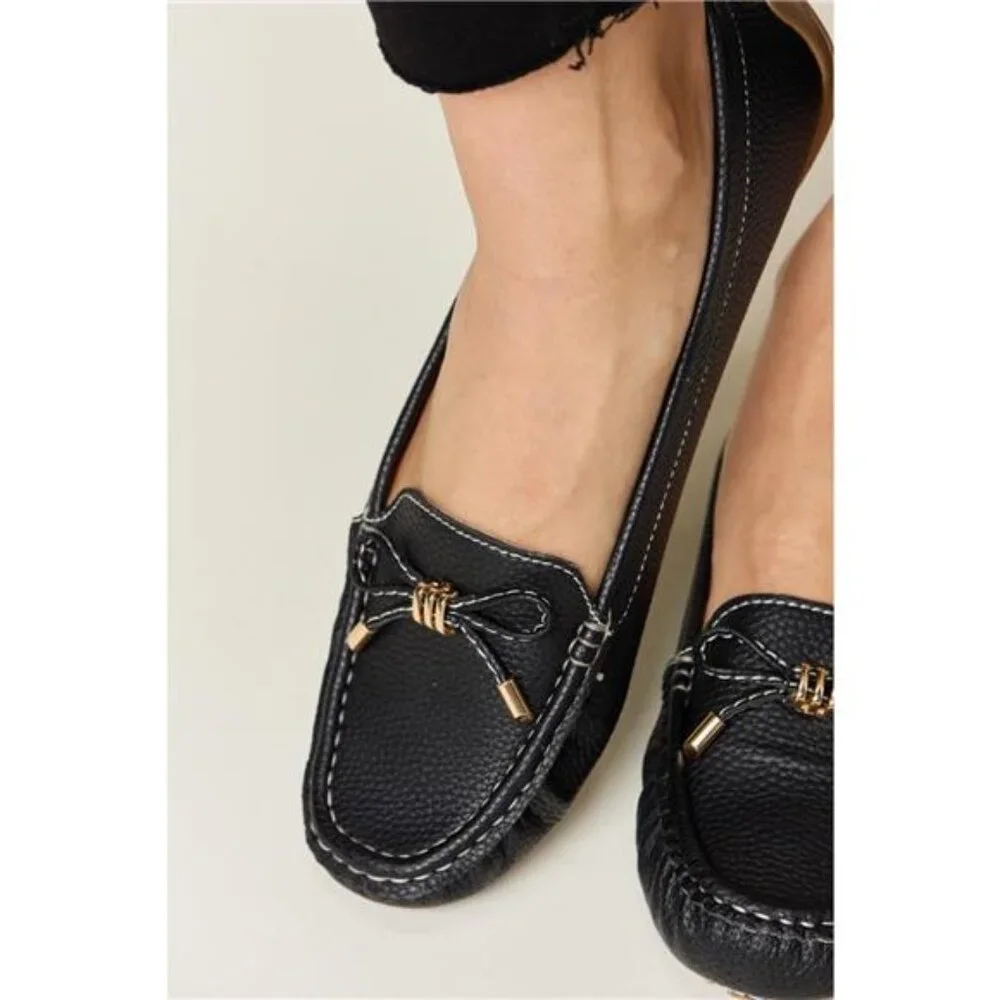Forever Link‎ Slip On Bow Flats Loafers
